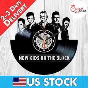 NKOTB Vinyl Wall Clock New Kids on the Block Gifts
